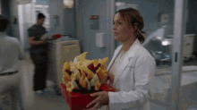Greys Anatomy Jo Wilson GIF - Greys Anatomy Jo Wilson Fruit Basket GIFs