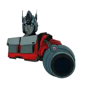 a cartoon of a robot with the words biarkan mereka datang written below it