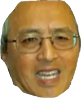 a close up of a man wearing glasses and smiling