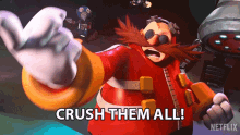 Crush Them All Dr Eggman GIF - Crush Them All Dr Eggman Sonic Prime GIFs
