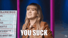Kelly Clarkson Show You Suck GIF - Kelly Clarkson Show Kelly Clarkson You Suck GIFs