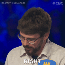 Right Sam GIF - Right Sam Family Feud Canada GIFs