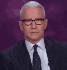 anderson cooper cnn glasses off sigh frustrated
