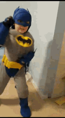 batman superhero fight cute