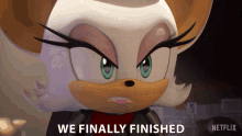 We Finally Finished What We Started Rouge The Bat GIF - We Finally Finished What We Started Rouge The Bat Sonic Prime GIFs