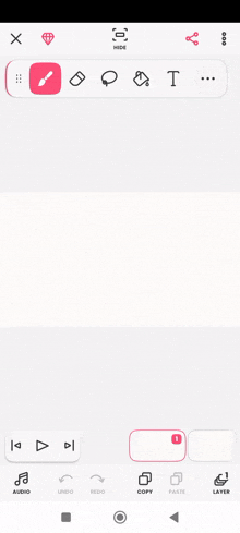 a drawing of a hand holding a gun on a white background .