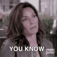 You Know Real Housewives Of New York GIF - You Know Real Housewives Of New York Told You GIFs