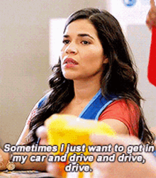 Superstore Amy Sosa GIF - Superstore Amy Sosa Sometimes I Just Want To Get In My Car GIFs