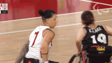 blocking ouellet cindy kitama yui canada paralympics team japan paralympics team