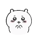 a cartoon drawing of a bear with a surprised look on his face .