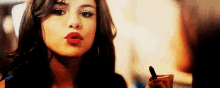 Kisses Selena GIF - Kisses Selena Muah GIFs