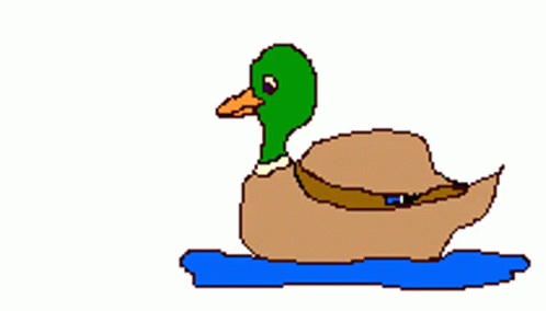 duck quacking clipart
