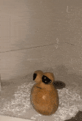 Sad Pou Pou Plush GIF