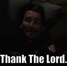 Station 19 Travis Montgomery GIF - Station 19 Travis Montgomery Thank The Lord GIFs