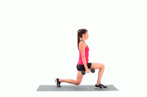 Lunges exercise for big butt
