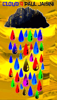 Golden Shower Rain Drops GIF - Golden Shower Rain Drops Art Gif GIFs