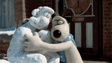 Snowmanotron Hug GIF - Snowmanotron Snow Hug GIFs