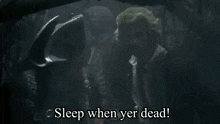 Sleep When Youre Dead Sleep When Yer Dead GIF - Sleep When Youre Dead Sleep When Yer Dead Captain Barbosa GIFs