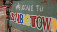 Welcome To Zombietown Zombies3 GIF - Welcome To Zombietown Zombies3 You Are Now Entering Zombietown GIFs
