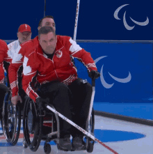 grimace canadian team curling beijing2022winter paralympics ugh