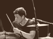 Cory Allan Michael Monteith Drummer GIF - Cory Allan Michael Monteith Drummer Musician GIFs