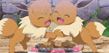 Pokemon Eevee GIF - Pokemon Eevee Hug GIFs