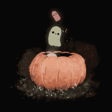 Ghost Holy GIF - Ghost Holy Pumpkin GIFs