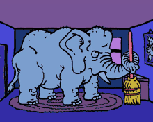 Elephant Elephant In The Room GIF - Elephant Elephant In The Room Settle Down GIFs