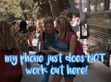 My Phone Just Does Not Work Out Here Parent Trap GIF
