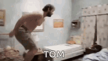 Bed Time Jump GIF - Bed Time Jump Gotta Sleep Now GIFs