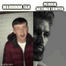 Wandinha Fan Patrick Enjoyer GIF - Wandinha Fan Patrick Enjoyer Patrick Bateman Enjoyer GIFs