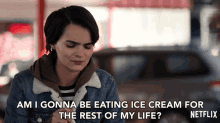 Am I Gonna Be Eating Ice Cream For The Rest Of My Life Worried GIF - Am I Gonna Be Eating Ice Cream For The Rest Of My Life Worried What Should I Do GIFs