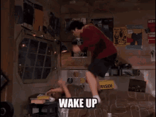Wake Up Drake And Josh GIF - Wake Up Drake And Josh Jumping On Bed GIFs