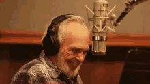 Merle Haggard GIF - Merle Haggard Smile Recording Studio GIFs