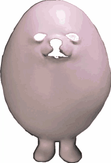 egg face feet whats this blank face