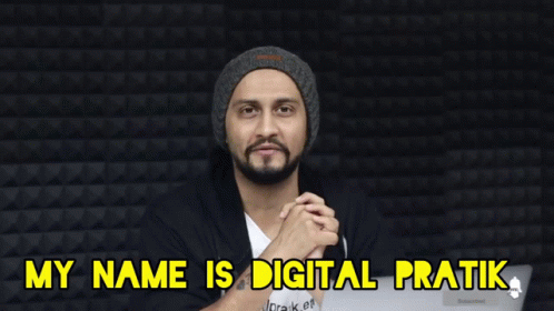 Digital Pratik My Name Is Digital Pratik GIF - Digital Pratik My Name Is Digital Pratik Introduction GIFs