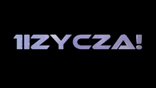 a black background with the word 1izycza written on it