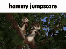 Hammy Over The Hedge GIF - Hammy Over The Hedge Jumpscare GIFs