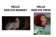 Side Eye Monkey Side Eye Trese GIF