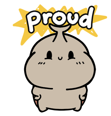 Proud Proud Of You Sticker - Proud Proud Of You Sticker Stickers
