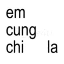 a white background with the words em cung chi la mau ngoi hop o vai dang written in black