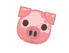 pig piggy pig snout shake head emoji