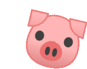 Pig Piggy Sticker - Pig Piggy Pig Snout Stickers