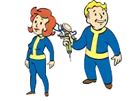 a cartoon of a man and a woman with scissors in their hands