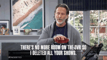 Theres No More Room On The Dvr So I Deleted All Your Shows Steven Weber GIF - Theres No More Room On The Dvr So I Deleted All Your Shows Steven Weber Stew GIFs