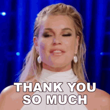 Thank You So Much Rebecca Romijn GIF - Thank You So Much Rebecca Romijn The Real Love Boat GIFs