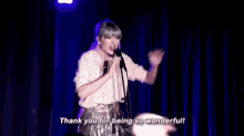 Taylor Swift Thanks GIF - Taylor Swift Thanks Thank You For Being Wonderful GIFs