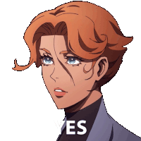 Yes Sypha Belnades Sticker - Yes Sypha Belnades Castlevania Stickers