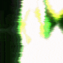 green and yellow lines on a white background with a black border
