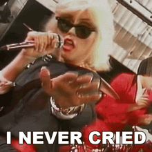 I Never Cried Debbie Harry GIF - I Never Cried Debbie Harry Blondie GIFs